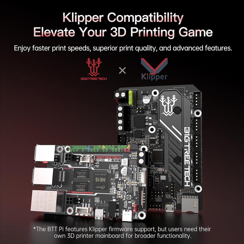 BigTreeTech SKR Mini E3 V3.0 + BTT Pi V1.2 + TFT35 SPI V2.1 + SFS V2.0 Kit for FDM 3D Printer Upgrade Klipper Firmware for Ender-3, Ender-3 V2, Voron 2.4, Most of i3/Core XY 3D Printer - Image 2